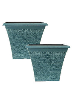 Pair of Square April Planters by You Garden