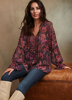 Paisley Print Blouse by Together