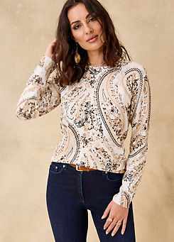 Paisley Printed Jumper by Together