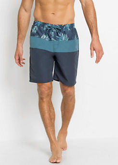 Palm Print Swim Shorts by bonprix