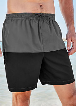 Panelled Swim Shorts by Cotton Traders