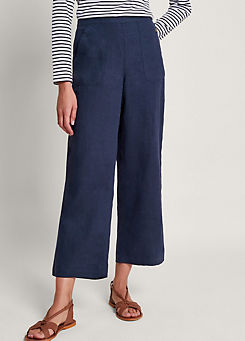 Parker Short-Length Linen Trousers by Monsoon