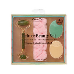 Pastel Deluxe Beauty Set - Roller, Headband & X2 Cleansing Pads by Danielle Creations