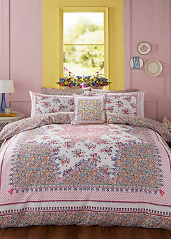 Patchwork 100% Cotton Percale 180 Thread Count Duvet Cover Set by Cath Kidston