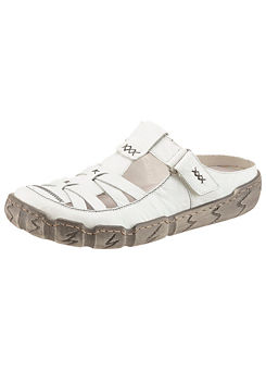 Patterned Clog Sandals by Rieker