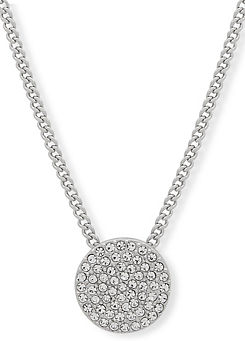 Pave Crystal Pendant in Silver Tone by DKNY