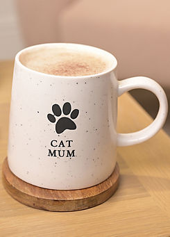 Paw Prints Cat Mum Mug by Best of Breed