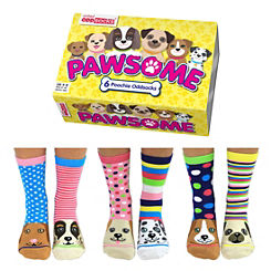Pawsome Box - 6 Poochie Odd Socks by United Oddsocks