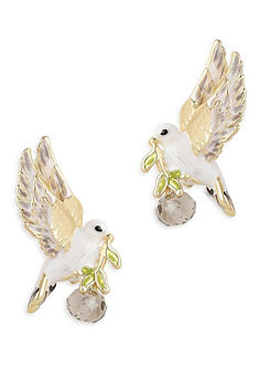 Peace Dove Stud Earrings by Bill Skinner