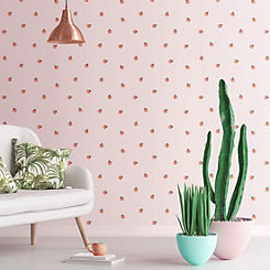 Peachy Pink Wallpaper by Skinnydip