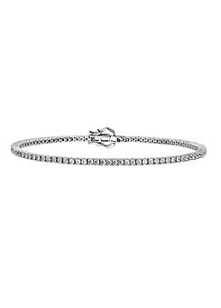 Penelope 9ct White Gold 1ct Lab Grown Diamond Tennis Bracelet 7.25 inches by Created Brilliance