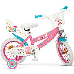 Peppa Pig 14ins Bicycle - Pink by Toimsa