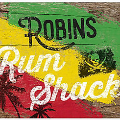 Personalised- Rum Shack Metal Sign for the Home by The Original Metal Sign Company