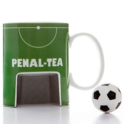 Personalised Novelty ’Penal-tea’ Football Gift Mug