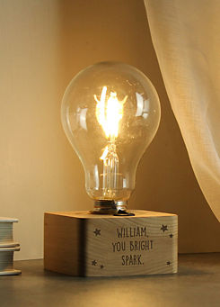 Personalised Stars LED Bulb Small Light by Personalised Momento