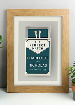 Personalised The Perfect Match A4 Framed Print by Personalised Momento
