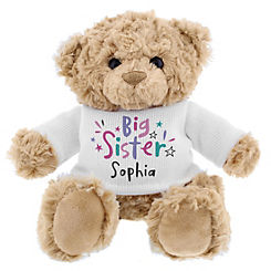 Personalised ’Big Sister’ Teddy Bear