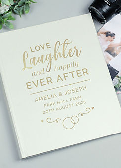 Personalised ’Happily Ever After’ Traditional Wedding Album
