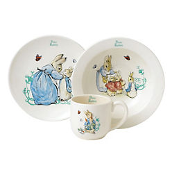 Peter Rabbit Three-Piece Nursery Set by Beatrix Potter