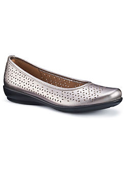 Pewter Livvy II Wide Women’s Shoes by Hotter