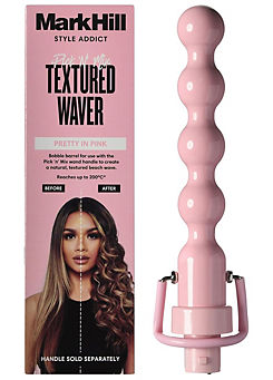 Pick n Mix Pink Textured Hair Waver Barrel by Mark Hill