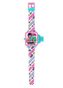Pink & White Strap Projection Kids Watch by L.O.L. Surprise!