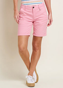 Pink Chino Shorts by Brakeburn