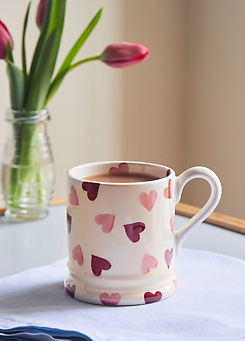 Pink Hearts Half Pint Mug by Emma Bridgewater