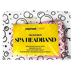 Pink Microfiber Spa Headband by Popmask