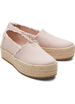 Pink Valencia Espadrilles by Toms
