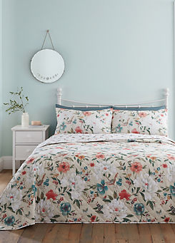 Pippa Floral Birds Bedspread by Catherine Lansfield