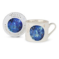 Pisces Star Sign’ Mug & Coaster Gift Set by Summer Thornton