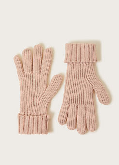 Plain Knit Gloves by Monsoon