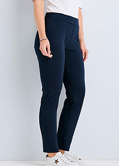 Ponte Stretch Leggings by Cotton Traders