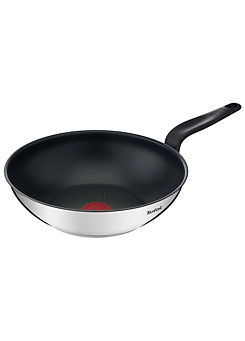 Primary 28cm Stainless Steel Wok by Tefal