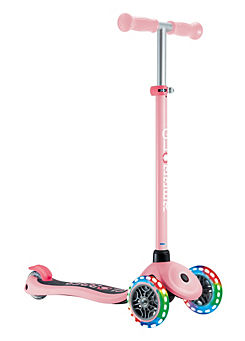 Primo Lights Scooter - Pastel Pink by Globber