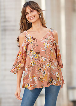 size 22 cold shoulder tops