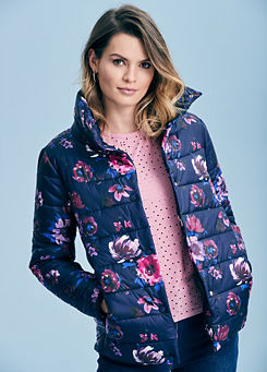Print Quilted Short Jacket