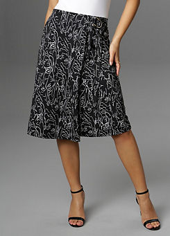 Print Skirt by Aniston