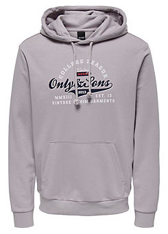 Printed Hoodie by Only & Sons