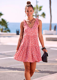 Printed Mini Dress by beachtime