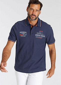 Printed Polo Shirt by Man’s World