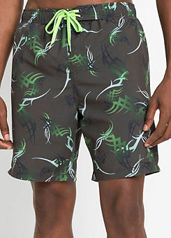 Printed Swim Shorts by bonprix
