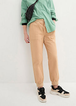 Pull-On Cotton Trousers by bonprix