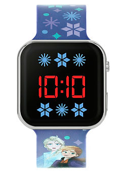 Purple Silicon Strap Watch by Disney Frozen