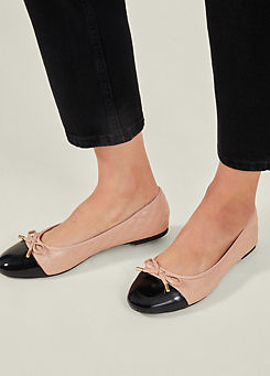 Quilted Ballet Flats by Accessorize