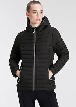 killtec Womens Skane Wmn Quilted Jckt a Jacket in Down Look with Zip-Off Hood 