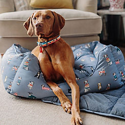 Rainbow Dogs Box Bed by Joules