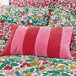 Rainbow Floral Cushion by Joules