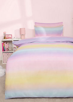 Rainbow Ombre Duvet Cover Set by Online Home Shop
